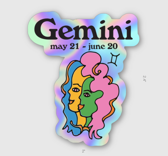 ZODIAC - Gemini Sticker