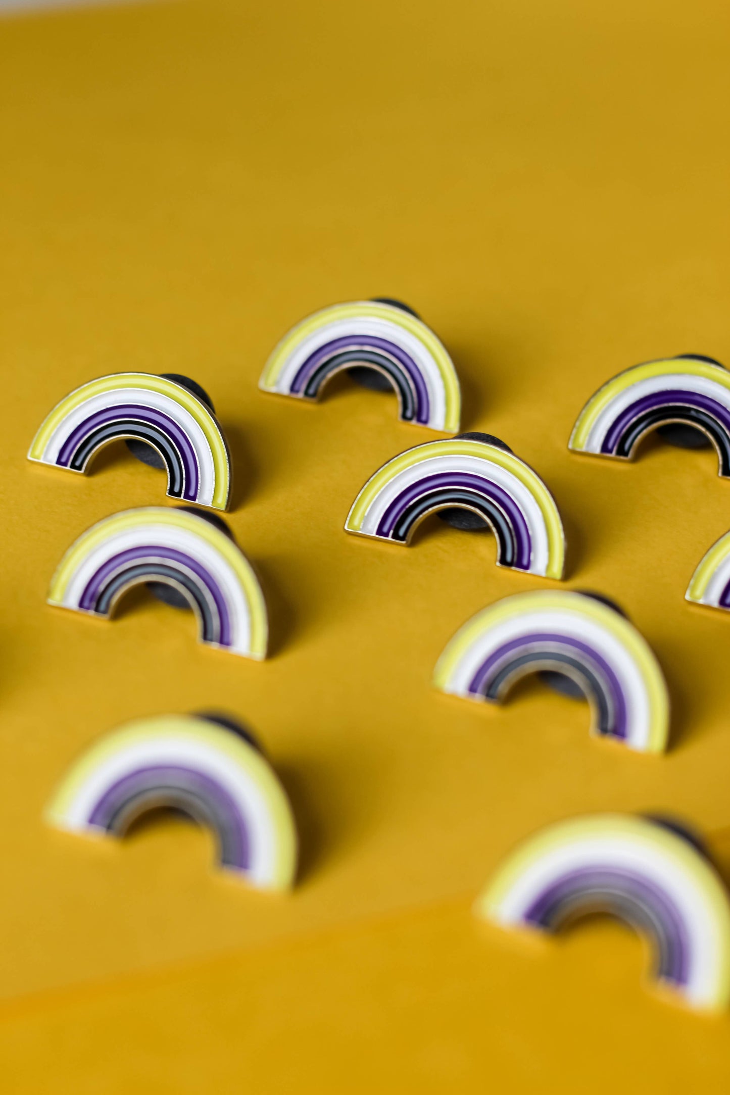 Non-Binary Pride LGBTQ+ Rainbow Pin