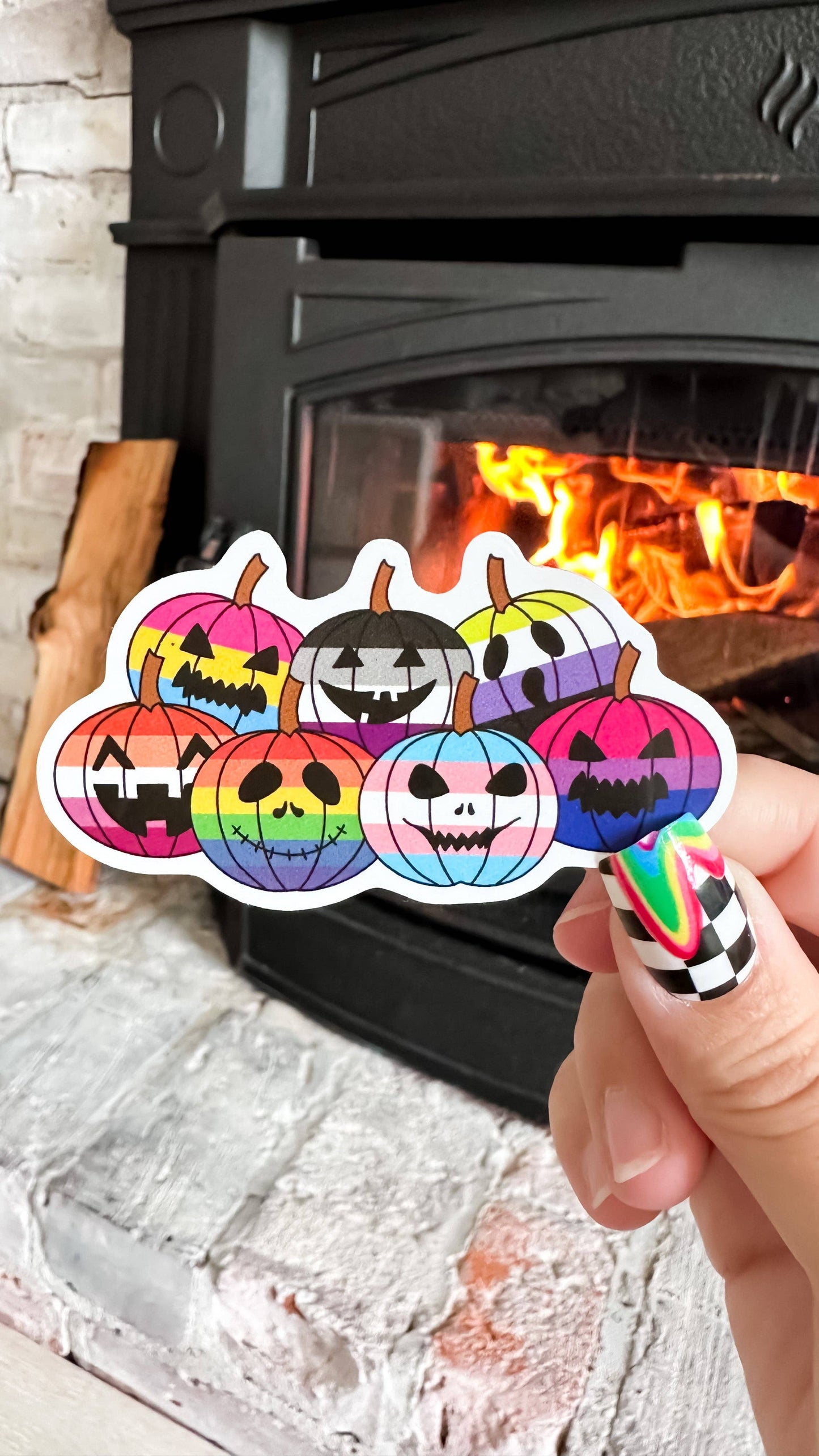 Pride Pumpkin Patch Sticker