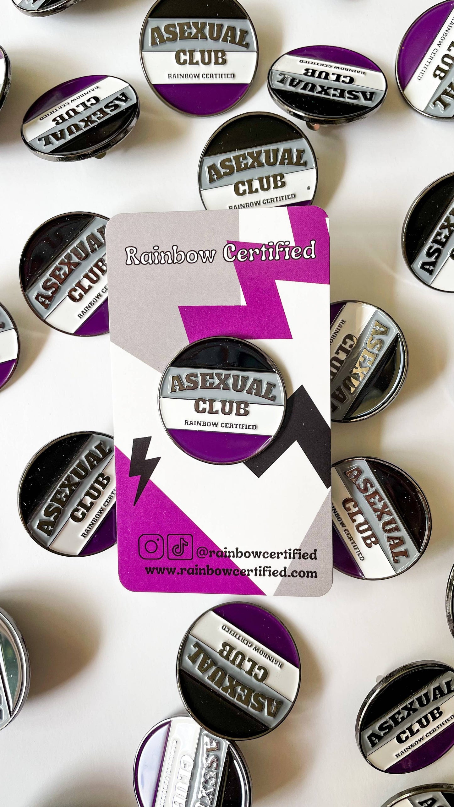 Asexual Pride Club Pin