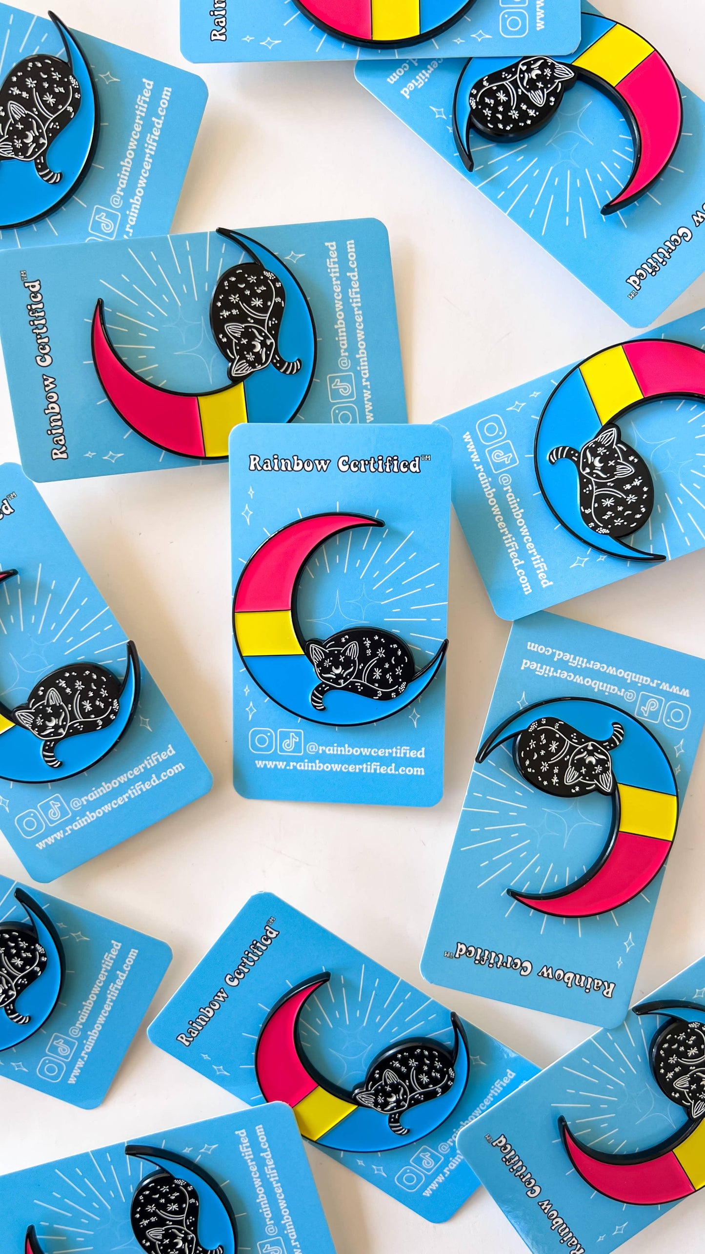 Pansexual Moon LGBTQ+ Pin