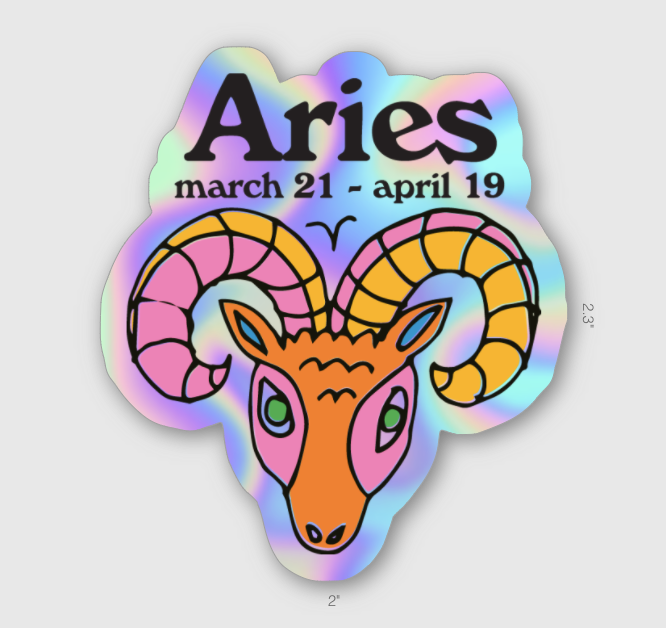 ZODIAC - Aries Sticker