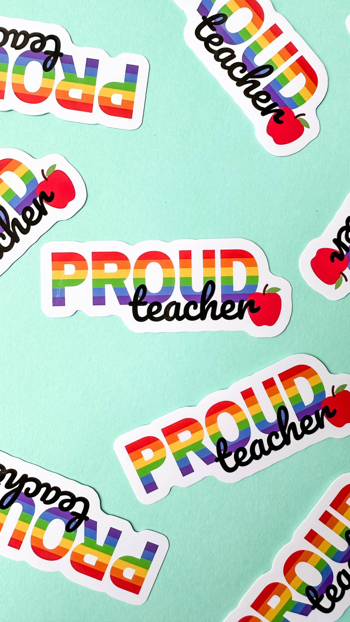 Proud Teacher LGBTQ+ Sticker