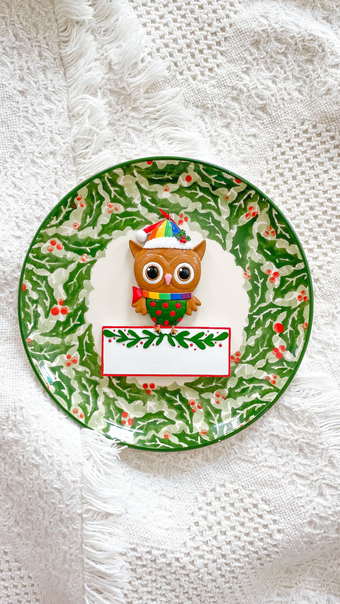 Owl Single LGBTQ+ Christmas Ornament