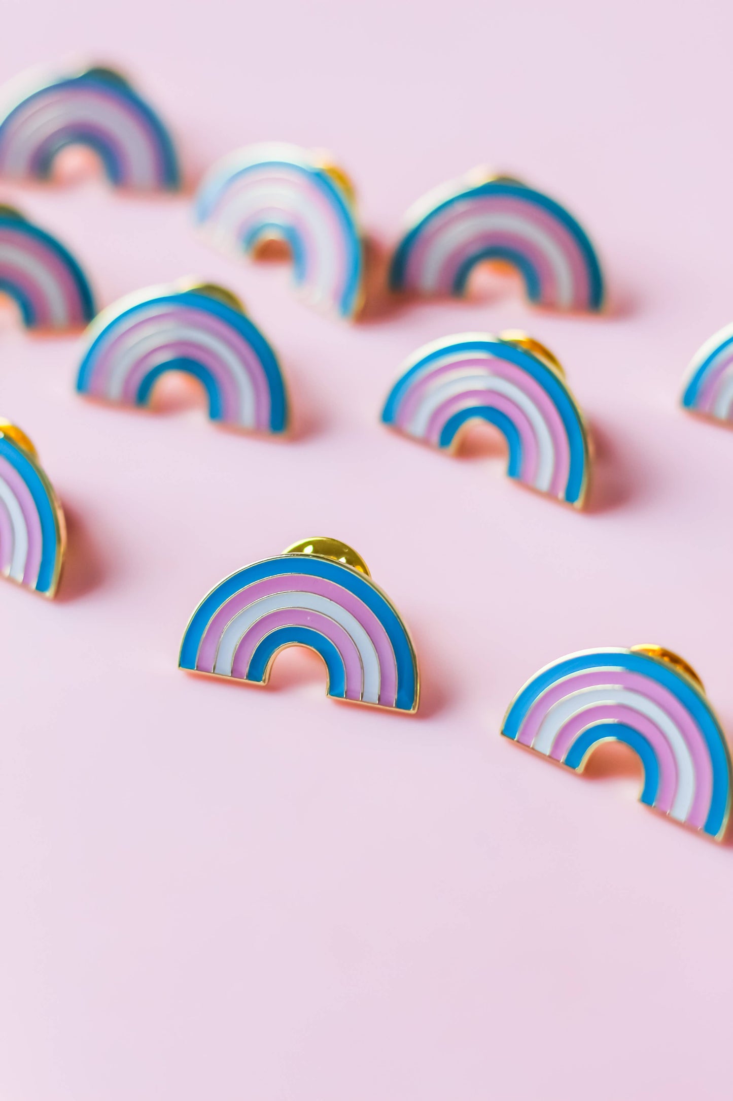 Transgender PRIDE Rainbow LGBTQ+ Enamel Pin