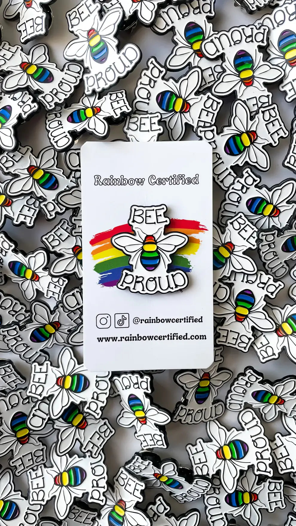 Bee Proud LGBTQ+ PRIDE Pin