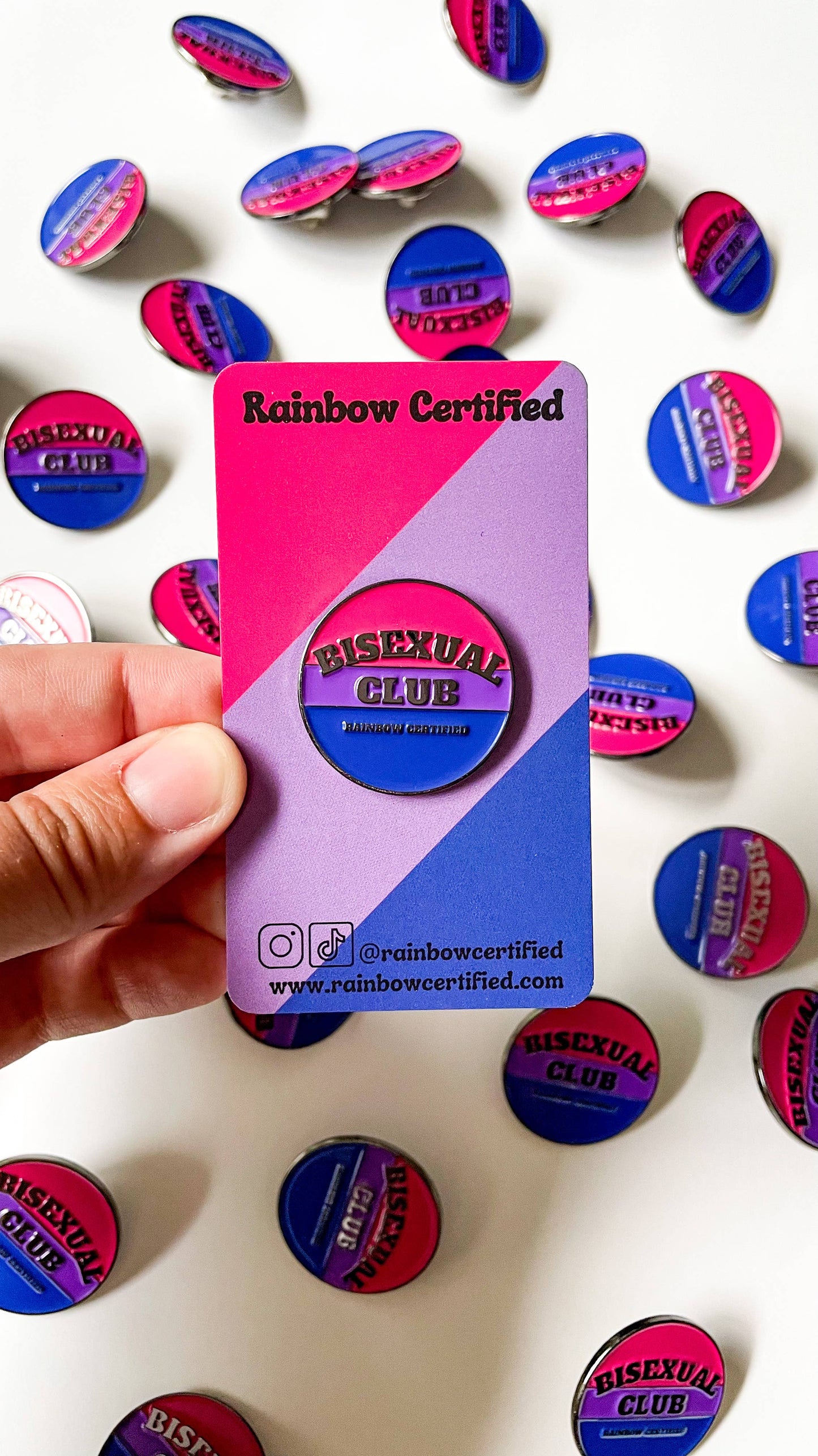 Bisexual Pride Club Pin