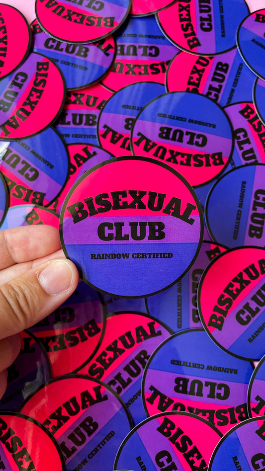 Bisexual Pride Club Sticker