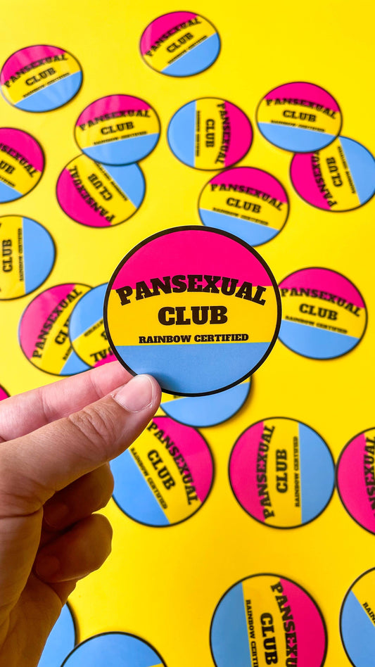 Pansexual Pride Club Sticker