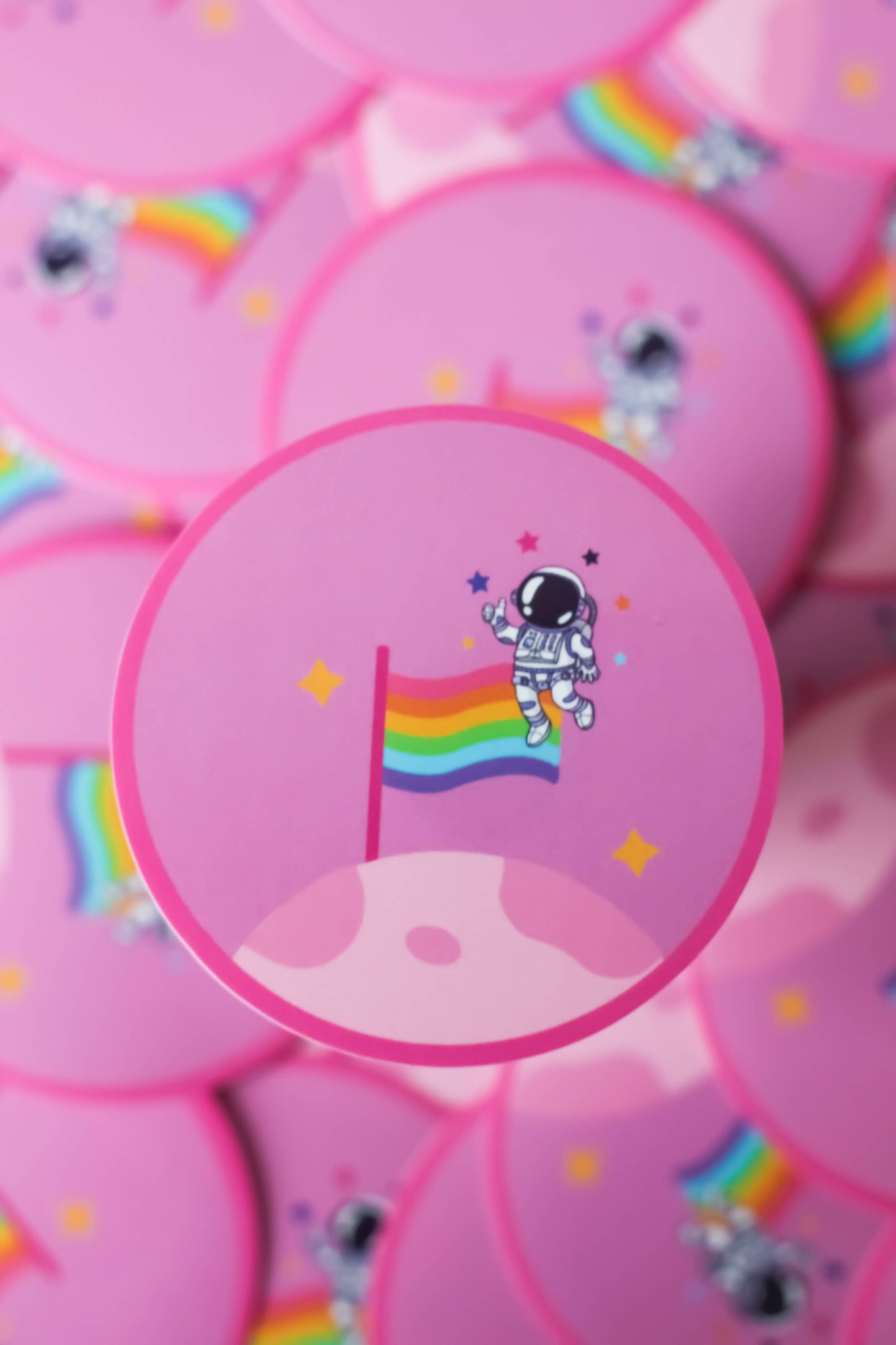 Moon Landing PRIDE Sticker