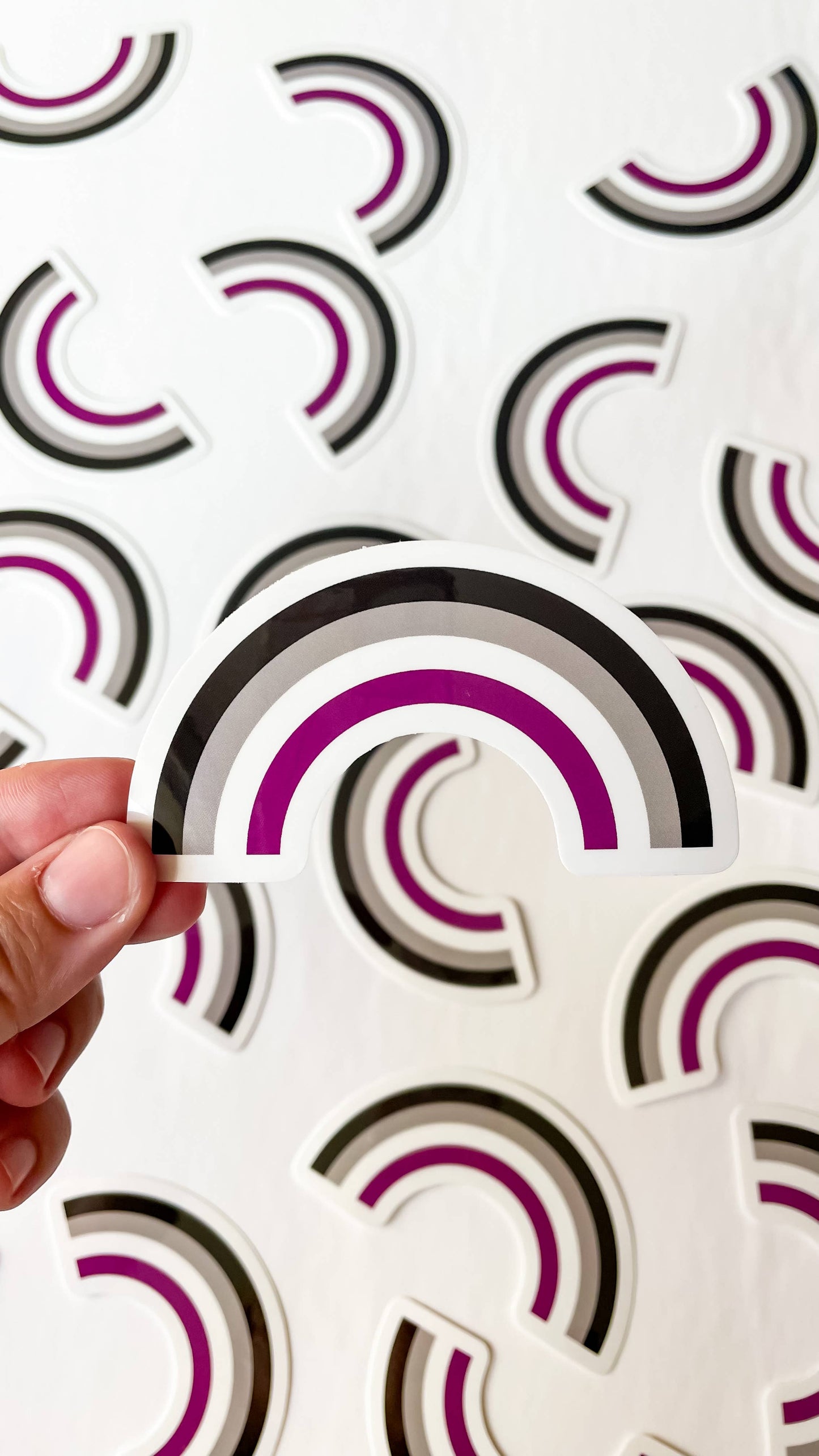 Asexual Rainbow Sticker