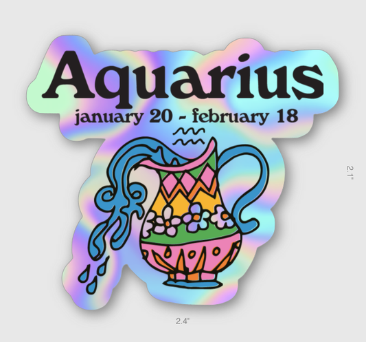 ZODIAC - Aquarius Sticker