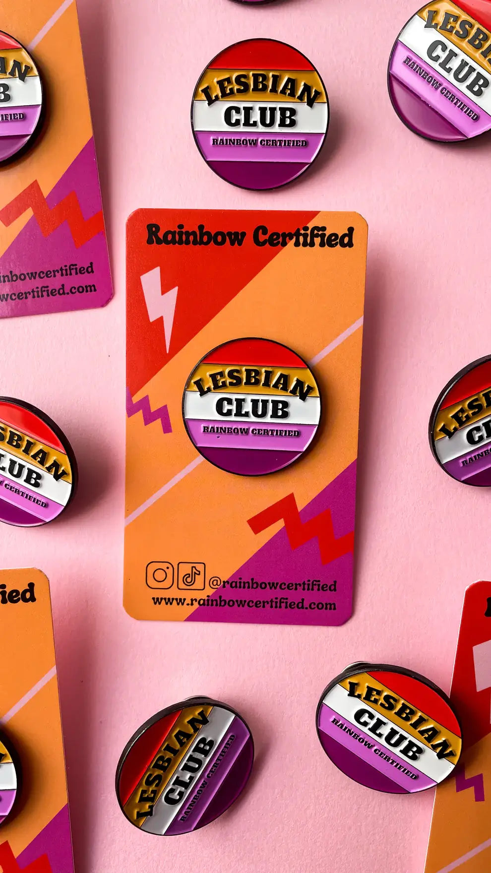 Lesbian Club Pin