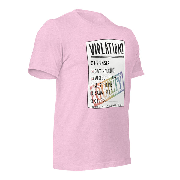 Violation! Unisex t-shirt